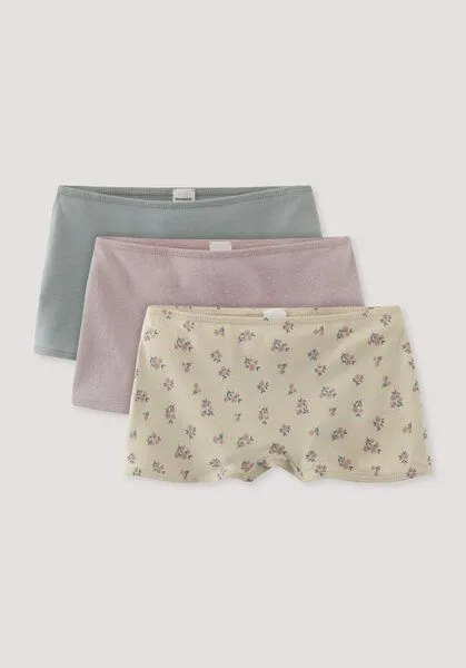 hessnatur hessnatur Panty 3er-Pack aus Bio-Baumwolle, Perlmutt, – Produktbild 1 von 1