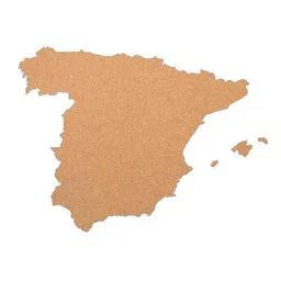 Kork-Deko Kork-Deko Spanien als Pinnwand aus Kork XXL ca. 75x60 cm – Produktbild 1 von 1