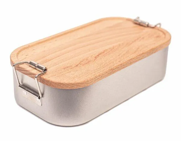 Cameleon Pack Cameleon Pack Lunchbox mit Deckel aus heimischem Buchen Holz – Produktbild 1 von 4