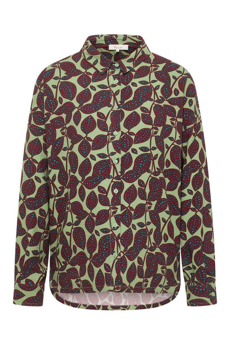 Tranquillo Oversize-Bluse aus EcoVero™ Viskose - botanic / 40 – Produktbild 1 von 2