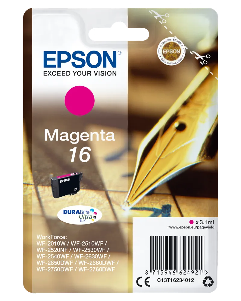 Epson Epson Tintenpatrone T1623/ 16 magenta – Produktbild 1 von 3