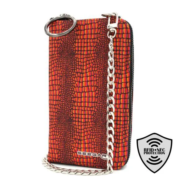 Seegarn Seegarn-Täschle / 2in1 Handy-Tasche und Geldbeutel (MB05), K1 - kette silber, – Produktbild 2 von 5