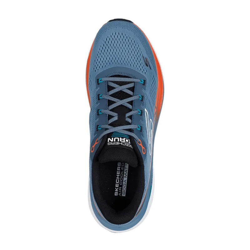 Skechers Skechers MAX CUSHIONING Propulsion Schuhe blau orange 220509 für Herren, blau, Größe 45 EU, Blau, – Produktbild 3 von 5