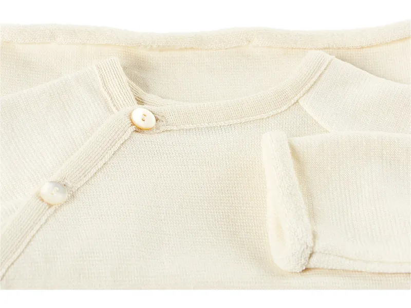 Reiff Strickwaren Reiff Strickwaren Baby Jacke Schlüttli Wolle Seide, Natur, – Produktbild 2 von 2