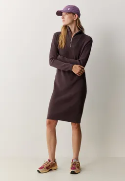 recolution Recolution Damen vegan Kleid Stellera In Dunkeltraube – Produktbild 1 von 1