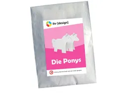 Bastelbogen 'Ponys' inkl. individuellem Etikett – Produktbild 1 von 1