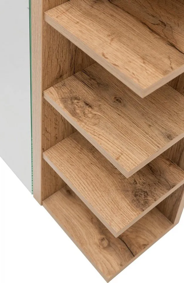 Schildmeyer Spiegelschrank Spiegelschrank,melaminharzbeschichtet, Made in Germany, B: 50 cm Solide Verarbeitung - Dieses Produkt ist in Deutschland gefertigt, Beige, – Produktbild 5 von 5