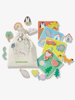 Vertbaudet Kinder Fühl-Memory aus Holz FSC® – Produktbild 1 von 1