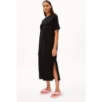 ARMEDANGELS ARMEDANGELS XELINAA JERSEY Damen Heavyweight Jerseykleid aus recyceltem Baumwoll Mix, Black, – Produktbild 1 von 1