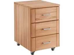 Rollcontainer "buxing selet" B 40 x T 50 x H 60 cm, Rahmenfront, Kernbuche – Produktbild 1 von 1