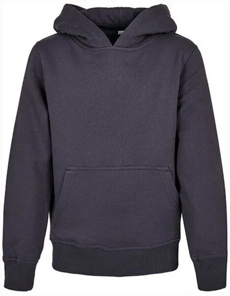 Build Your Brand Build Your Brand Kids´ Organic Hoodie Kapuzenpullover, Navy, – Produktbild 2 von 4