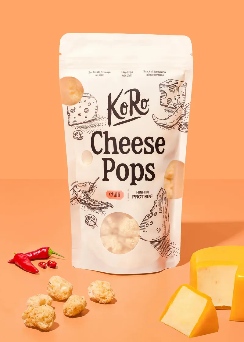 KoRo Cheese Pops Gouda-Chili | 50 g – Produktbild 2 von 5