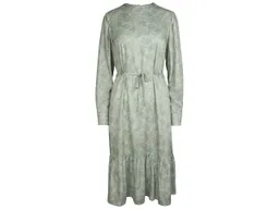 Bleed bleed Damen-Midikleid "Mossy" mit Bindegürtel, grün, Gr. S – Produktbild 1 von 1