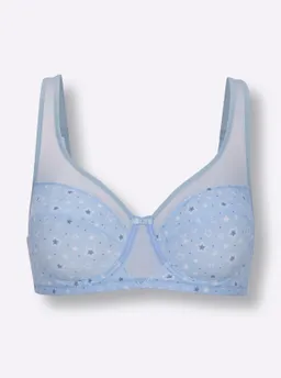 wäschepur Bügel-BH hellblau-weiß – Produktbild 1 von 1