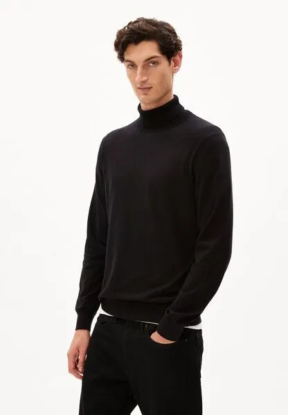 ARMEDANGELS ARMEDANGELS GLAANUS - Herren Pullover Regular Fit aus Bio-Baumwolle, Black, – Produktbild 1 von 4