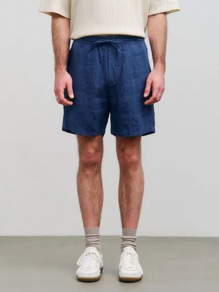Rotholz Rotholz Herren Shorts - Relaxed Shorts - aus Bio-Baumwolle, Ocean blue (blau), – Produktbild 1 von 4