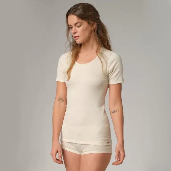 comazo|earth comazo|earth Fairtrade Pure Cotton Shirt kurzarm | GOTS zertifiziert, Bio-natur, – Produktbild 1 von 6