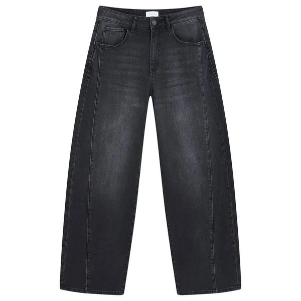 DAWN DAWN Jeans ASH Barrel Leg Cutline Vintage Black – Produktbild 2 von 4