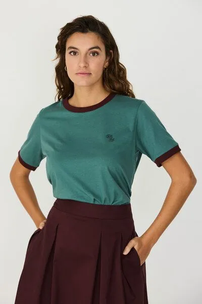 SKFK SKFK T-Shirt NESKUR, Green, – Produktbild 2 von 4