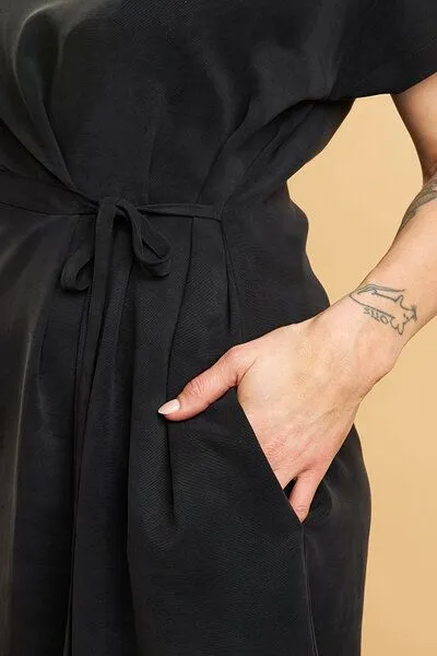 Skrabak Skrabak Kleid "Filou" aus Tencel, Schwarz, – Produktbild 2 von 3