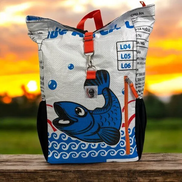 Beadbags Beadbags Adventure Rucksack Ri100, Mittelgrün (fische), – Produktbild 2 von 4