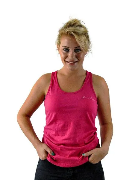 Human Family Körperbetontes Tanktop von Human Family "Attention Basic", Pink, – Produktbild 2 von 5