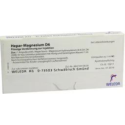 Weleda WELEDA HEPAR MAGNESIUM D 6 Ampullen 8X1 ml Ampullen – Produktbild 1 von 1