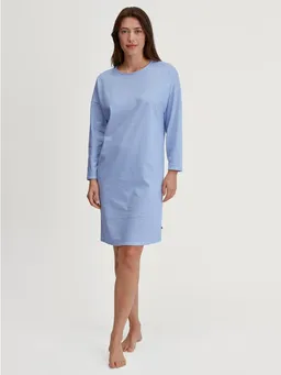 CALIDA CALIDA Nachthemd Lovely Nights Langarm, Rundhals, Pure Cotton, Single Jersey, weich, atmungsaktiv – Produktbild 1 von 1