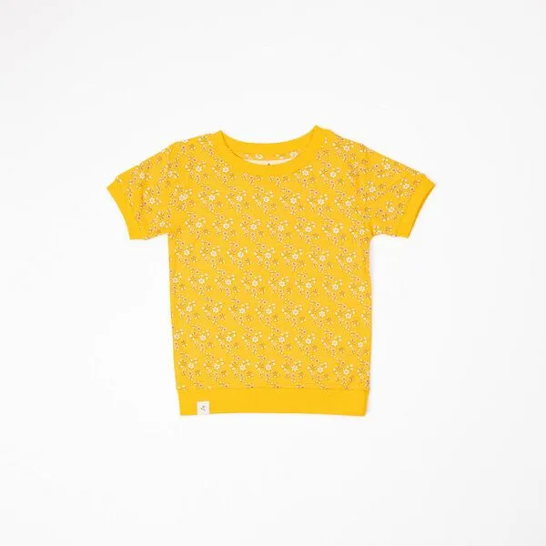 Alba of Denmark Alba of Denmark Alberte T-Shirt, Liberty Love, Gelb, – Produktbild 1 von 3