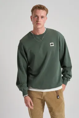 Trendsplant Trendsplant Herren vegan Sweatshirt Amapola Garden Topiary Grün – Produktbild 1 von 1