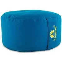 Yosana Yosana Yogakissen XL, 35cm rund, Meditationskissen mit Deutscher Bio-Dinkelspelzen Füllung, Türkis, – Produktbild 1 von 1