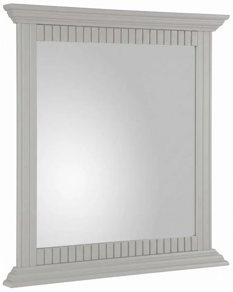 OTTO home Spiegel Rustic, Garderobenspiegel, Landhausstil (Made in Europe), Rahmen in Kiefer massiv, Breite 78 cm, mit Zierfräsungen, Braun, – Produktbild 7 von 8