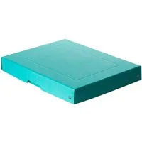 Falken Falken Aufbewahrungsbox "PURE Box" Pastell, DIN A4, 40 mm Höhe, azur – Produktbild 1 von 1