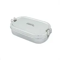A Slice of Green A Slice of Green Edelstahl Lunchbox Oval – inkl. Minibox – Produktbild 1 von 1