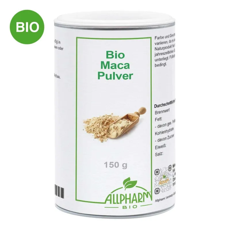 ALLPHARM Bio Maca Pulver Allpharm – Produktbild 1 von 1