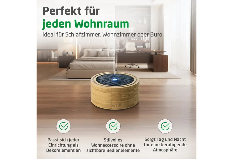 Medisana Medisana Diffuser AD 625 aus Bambus – Produktbild 5 von 5