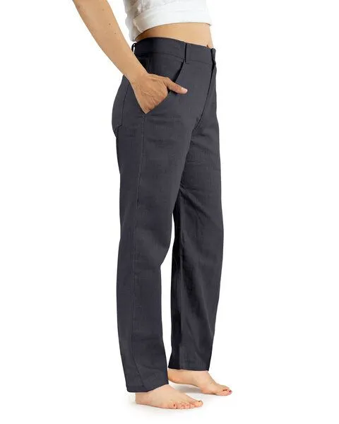 SCHAZAD Leinenhose APPROVAL-GO von SCHAZAD, Anthrazit, – Produktbild 3 von 5