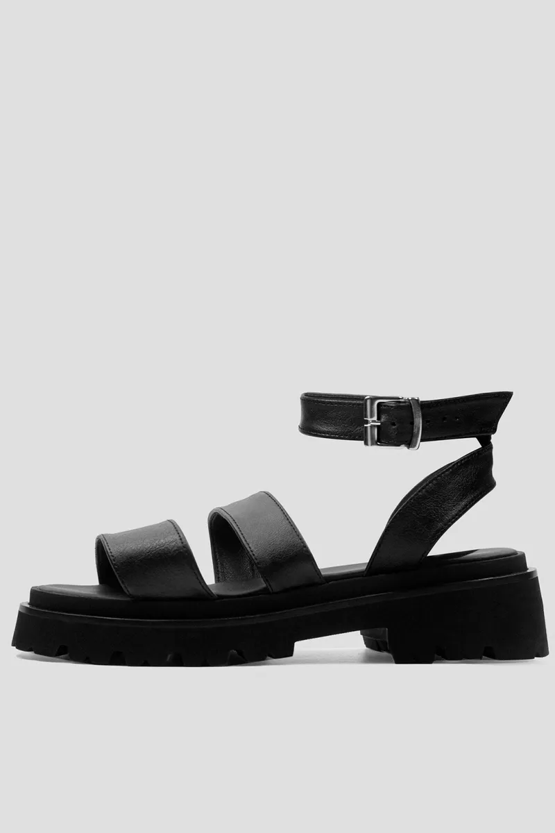 BOHEMA BOHEMA Damen vegan Sandalen Riemchen Schwarz, Schwarz, – Produktbild 2 von 2