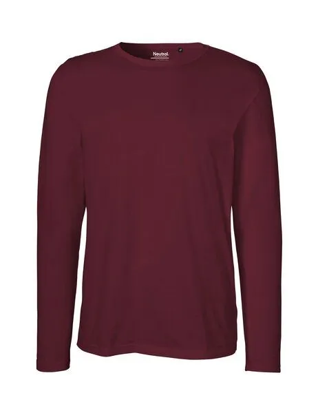 Neutral® - 3FREUNDE Neutral® - 3FREUNDE Männer Longsleeve, Bordeaux, – Produktbild 1 von 4