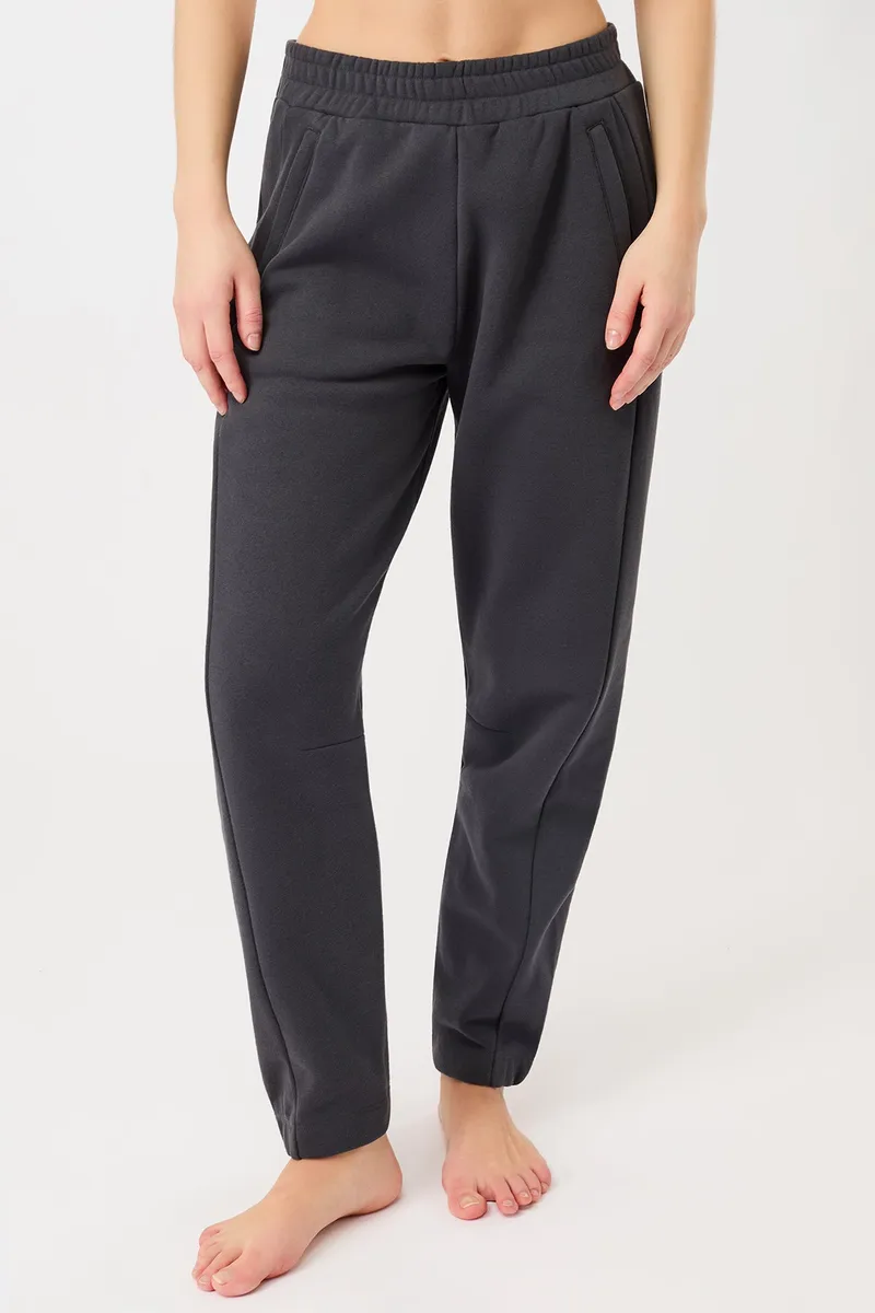 mandala MANDALA Damen vegan Jogginghose Venice Grey, Dunkelgrau, – Produktbild 1 von 2