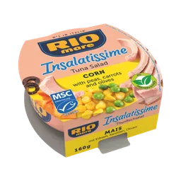 Rio Mare Rio Mare MSC Insalatissime Corn, Thunfisch-Salat essfertig, 160 Gramm (Abtropfgewicht) – Produktbild 1 von 1