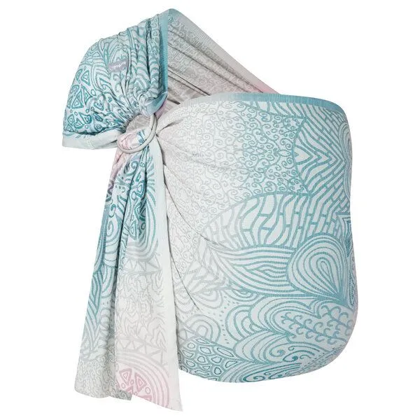 Hoppediz Hoppediz Babytragetuch - Ring-Sling kbA, Jaipur creme, – Produktbild 1 von 3