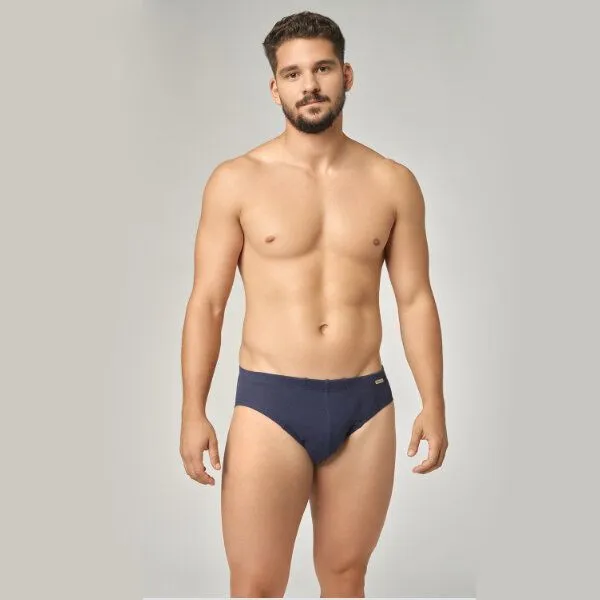 comazo|earth comazo|earth Fairtrade Slip Feinripp | GOTS zertifiziert, Marine, – Produktbild 4 von 4