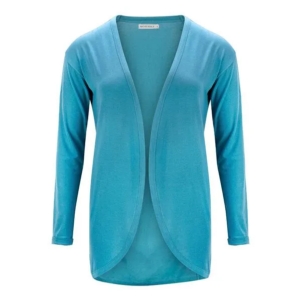 NATIVE SOULS NATIVE SOULS Lyocell Cardigan Damen, Dark petrol, – Produktbild 1 von 1