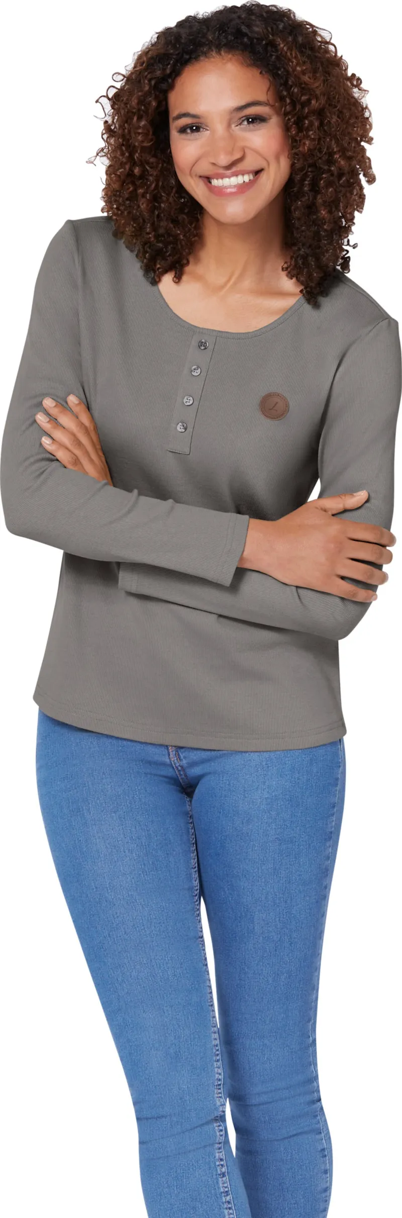 Witt Langarmshirt grau, Grau, – Produktbild 2 von 2