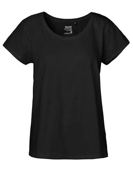 Neutral Neutral® Damen T-Shirt von Neutral Bio Baumwolle Loose Fit, Schwarz, – Produktbild 2 von 4
