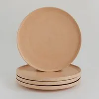 NAKOA NAKOA Speiseteller Keramik 4er Set | Handgefertigtes Steingut Geschirrset | Langlebig & Spülmaschinenfest | Mikrowellengeeignet | Hochwertige große Teller | Modernes Design | 28 x 2,5 cm – Produktbild 1 von 1