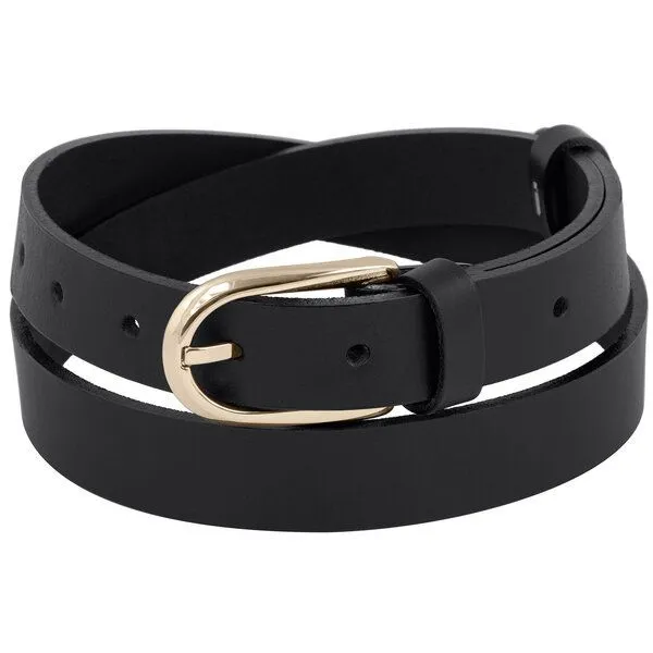 Simaru Simaru Premium-Ledergürtel für Damen 25mm Manaus - EU, Schwarz, – Produktbild 2 von 4