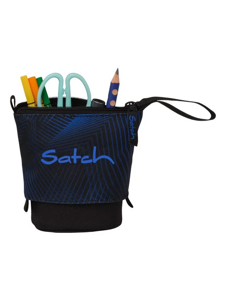 Satch Satch Federmäppchen Pencil Slider, (1-tlg), mit Slide‑Funktion, Blau, – Produktbild 3 von 4