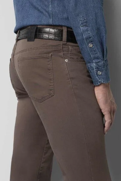 M 5 BY MEYER M 5 BY MEYER Soft Pima Cotton Five Pocket, Braun (braun), – Produktbild 5 von 5